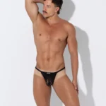 Thong String Black LACE