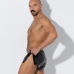 Short zíper LATERAL CHAROL negro