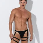 TANGA doble strap Negro
