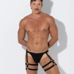 TANGA doble strap Negro