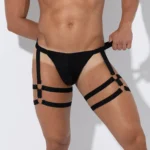 TANGA doble strap Negro