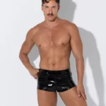 Short zíper CAROL negro