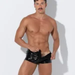 Short zíper CAROL negro