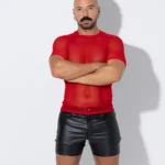 Red tulle T-shirt