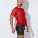 Red tulle T-shirt