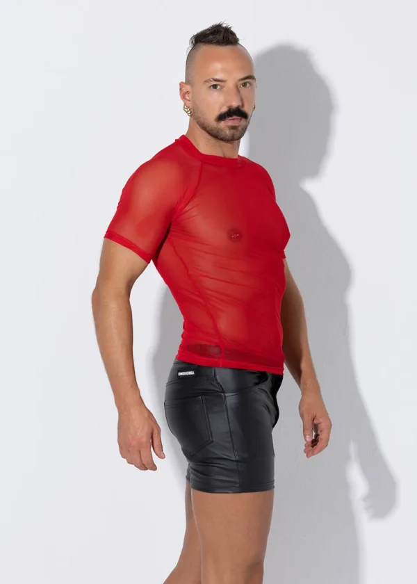 Red tulle T-shirt