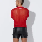 Red tulle T-shirt