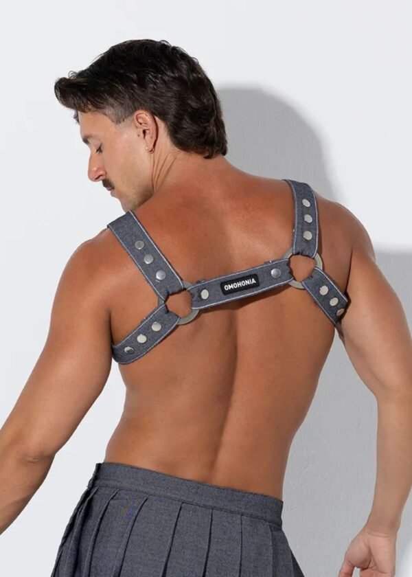 Harness denim gris